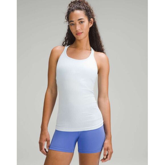 Lululemon Women’s Ebb to Street Racerback Tank Top Blue Sz 4 - Picture 1 of 8